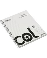 Bantex col collgege pad recycled A5+ ruled