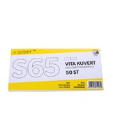Kuverter hvid S65 FH (50)
