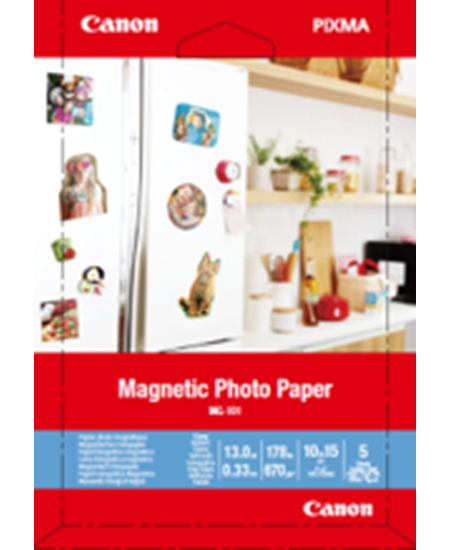 10x15 MG-101 Magnetic Photo Paper, 5 sheets