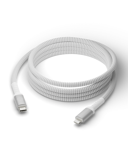 Re-charge - BRD Cable - USB-C to Lightning, White (2.5m)