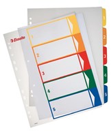 Register printbar PP A4 maxi 1-5