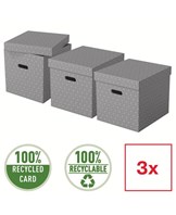 Opbevaringsboks Esselte Home Cube grå (3)