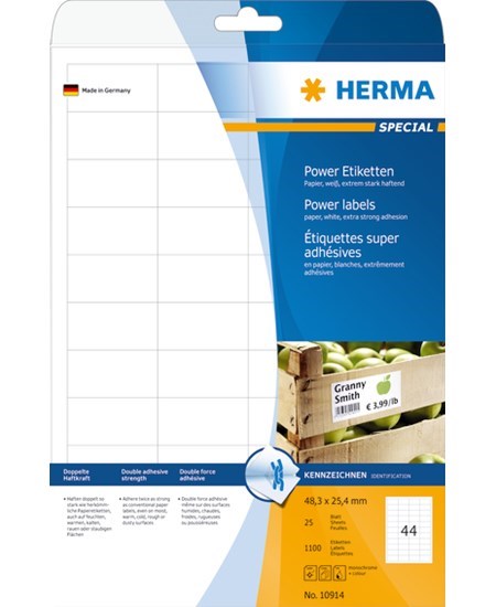 Herma etiket extremely strong 48,3x25,4 (1100)