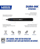 Markal Dura-Ink Retractable 20 Black