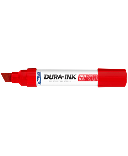 Markal Dura Ink Jumbo Chisel 200 Red