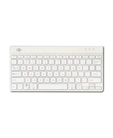 R-Go Compact Break ergonomic wireless keyboard, White Nordic