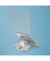 R-Go Riser Flexible Laptop Stand, adjustable, Silver