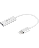 USB-C to 3.5mm Audio Adapter, Silver