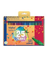 Fiberpen Triplus Color 1,0 25 år ass (20+5)