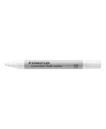 Marker Lumocolor Chalk 2,4mm hvid