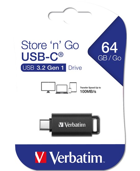 Verbatim Store\'n\'Go USB-C 3.2 Gen 1 64GB