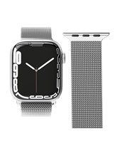 Milanese Loop Case 2 Band One 42/44/45/49 mm, Silver