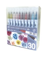 Zig Clean Color Pensel Pen Sæt A m 30stk