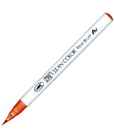 Zig Clean Color Pensel Pen 704 Cinnoberrød