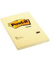 Post-it Notes 102x152 kvadreret gul (6)