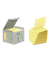 Post-it Z-Notes 76x76 recycled gul (6)
