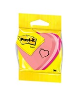 Post-it Notes 70x70 ''hjerte'' neon 225 blad