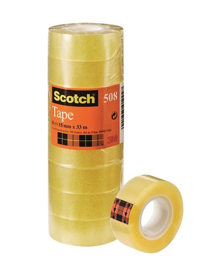 Tape Scotch 508 15mmx33m tårn klar (10)