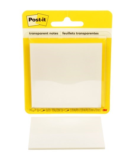 Post-it Notes tranparent 73x73 36sh retail