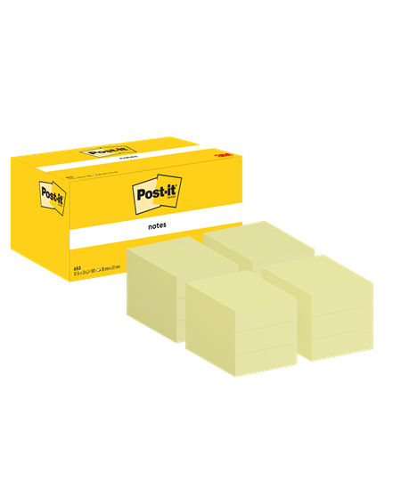 Post-it Notes 38x51 gul (12)