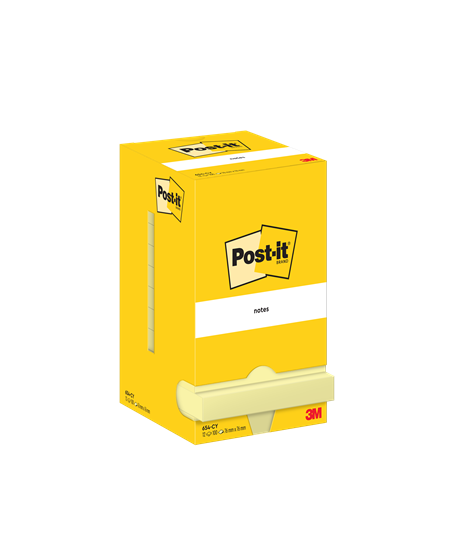 Post-it Notes 76x76 gul (12)