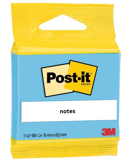 Post-it blue 63,5x76 100sh