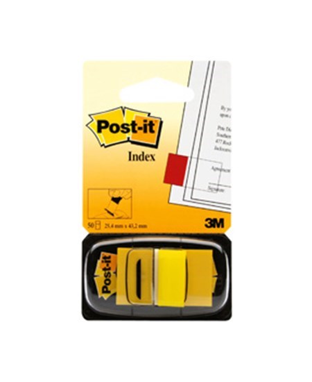 Post-it Indexfaner 25,4x43,2 gul