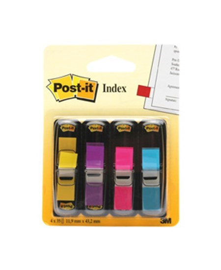 Post-it Indexfaner 11,9x43,1 ass. neon (4)