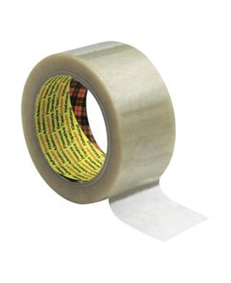 Emballagetape PVC 25mmx66m klar