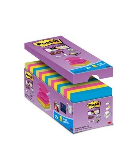 Post-it Z-Notes 76x76 Super Sticky V-Pack (16)