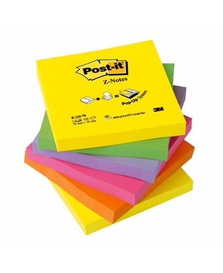 Post-it Z-Notes 76x76 neon rainbow(6)