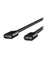 USB-C Thunderbolt 3 to USB-C Cable 100W, Black (0.8m)