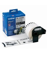 Brother labels 62mmx30,48m white paper