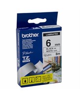 Brother TZe tape 6mmx8m black/white