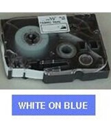 Brother TZe tape 12mmx8m white/blue