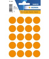 Herma etiket manuel ø19 neon orange (100)