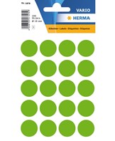 Herma etiket manuel ø19 neon grøn (100)