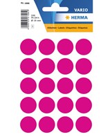 Herma etiket manuel ø19 pink (100)