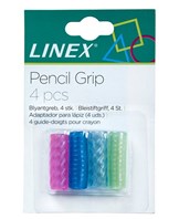 Linex bløde blyantsgreb KBM 200 4-pack