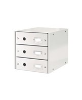 Skuffekabinet Click&Store 3 skuf hvid
