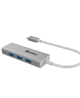 USB-C to 3 x USB 3.0 Converter, White