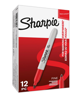 Marker Sharpie Fine 1,0mm rød