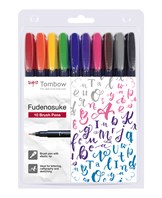 Brush pen Tombow Fudenosuke hård ass (10)
