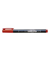 Brush pen Tombow Fudenosuke hård rød