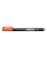 Brush pen Tombow Fudenosuke hård orange