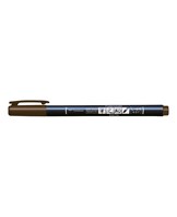 Brush pen Tombow Fudenosuke hård brun