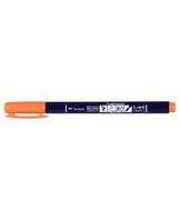Brush pen Tombow Fudenosuke hård neon orange