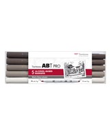 Marker alcohol ABT PRO Dual Brush 5P-3 Warm grey (5)