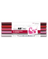 Marker alcohol ABT PRO Dual Brush 5P-5 Pink colours (5)