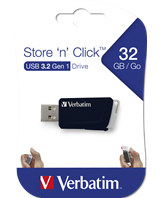 Store 'n' Click USB Drive 32GB, Black